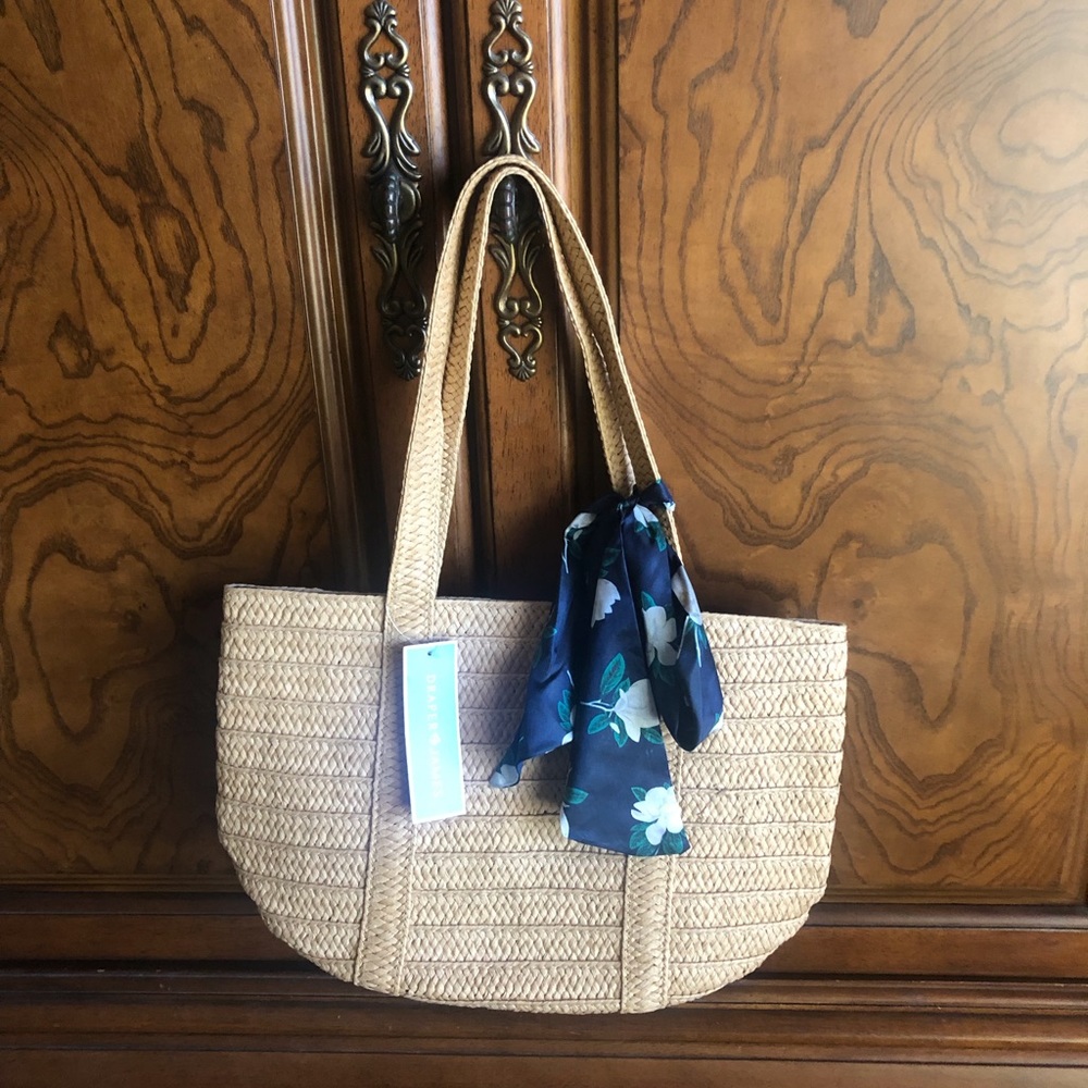 COPY - Draper James Everyday Straw Bag